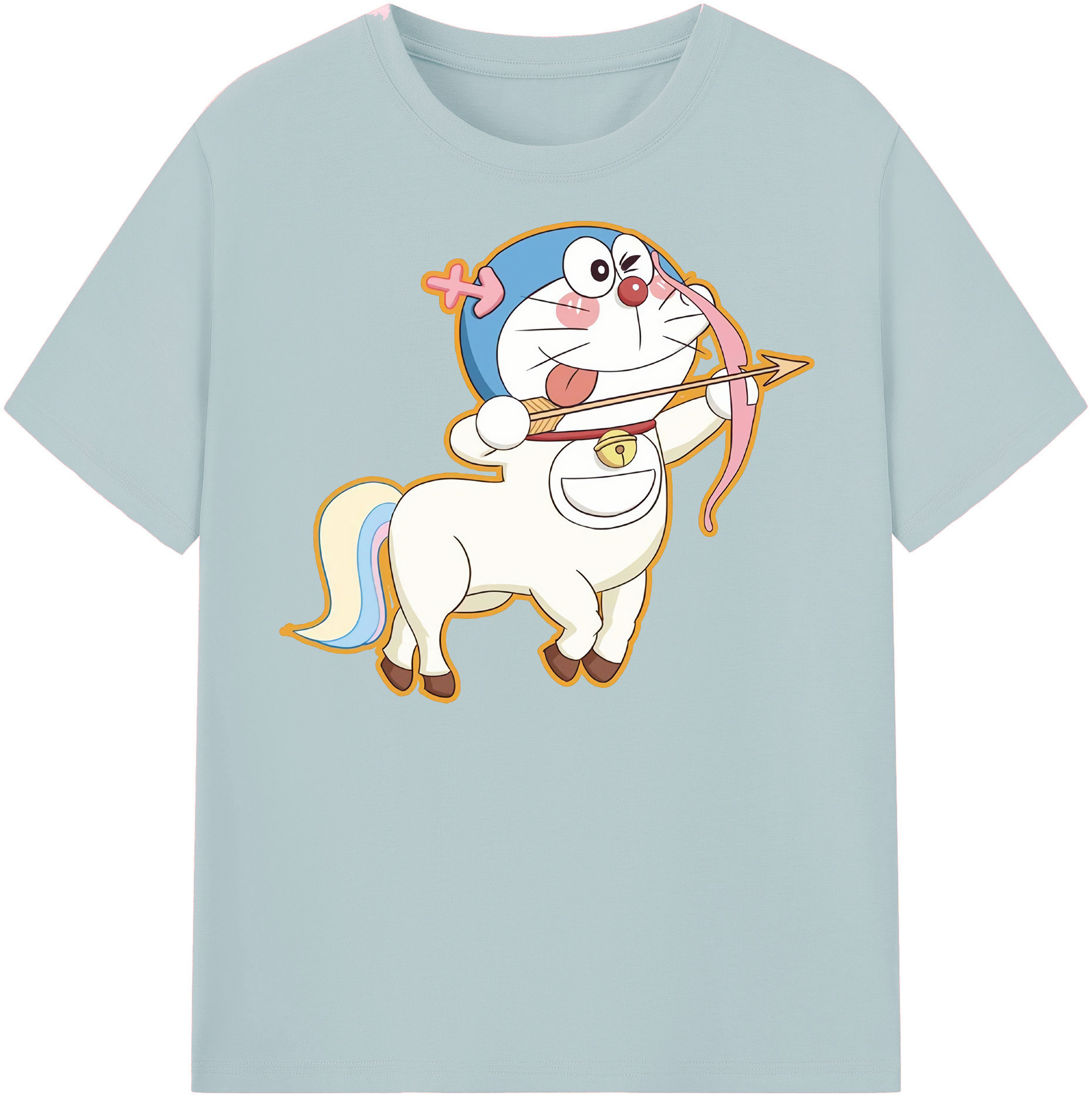 （画像用） ドラえもん Doraemon 綿100％半袖Tシャツ（フロントプリント）